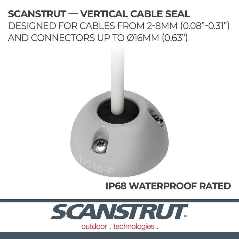 Scanstrut DS16-P Mini Cable Seal for Connectors to 0.63" and Cables 0.08"-0.35" - Plastic - Image 2